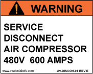 Compressor Labels – Avalon Labels