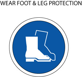 Mandatory Action: Foot and Leg Protection